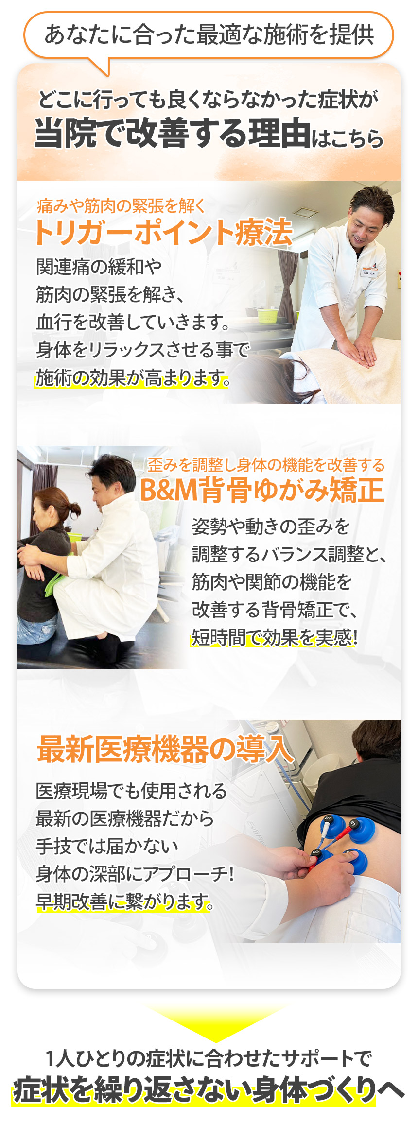 施術の特徴