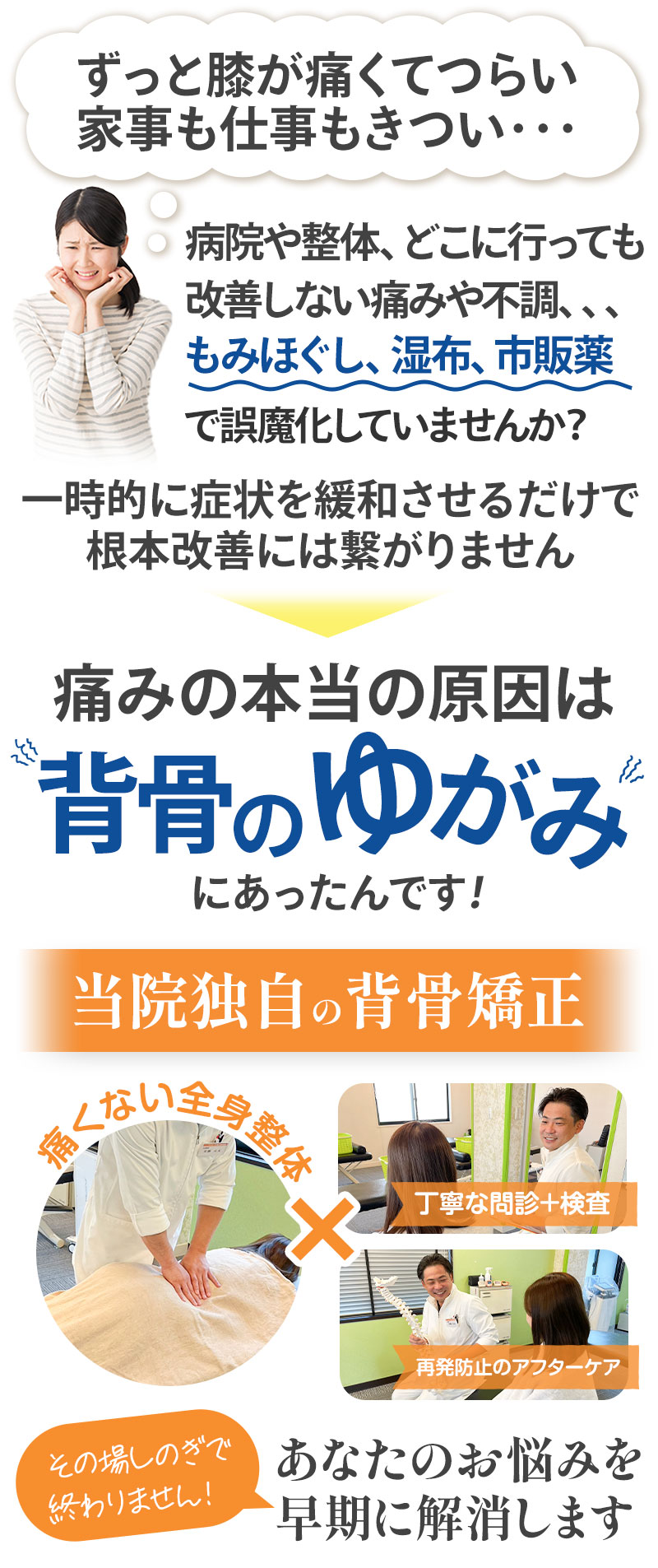 サブコンテンツ:膝痛