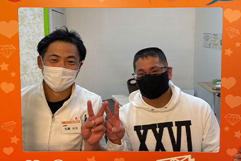 【ぎっくり腰】(川添地区在住 30代 男性)